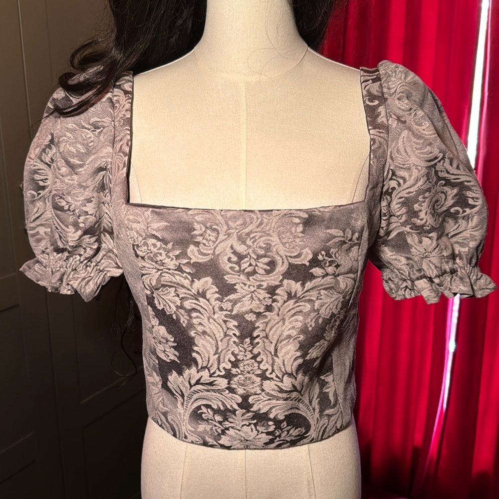 Gothic puff sleeve bodice